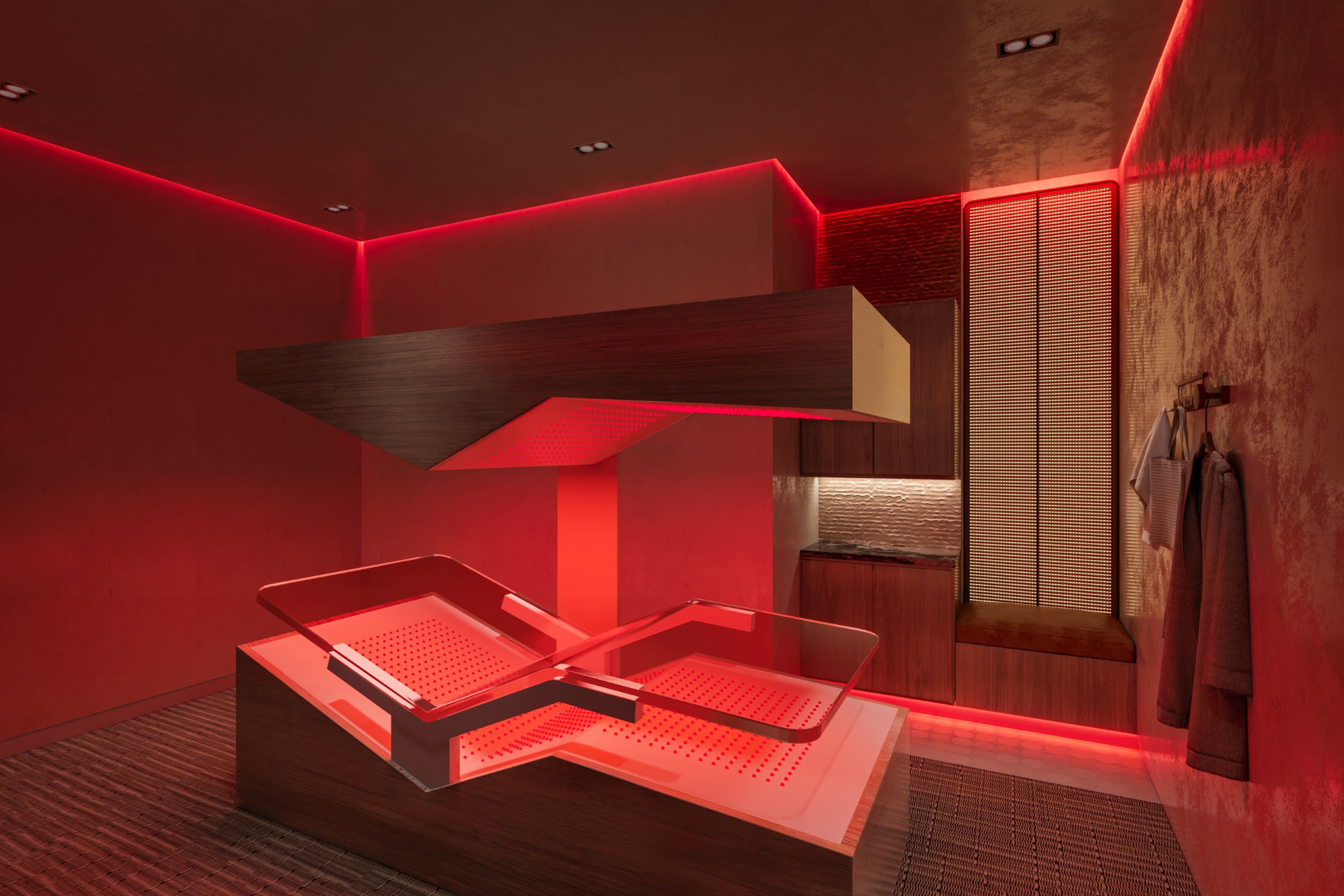 Aerwell: red light therapy suite
